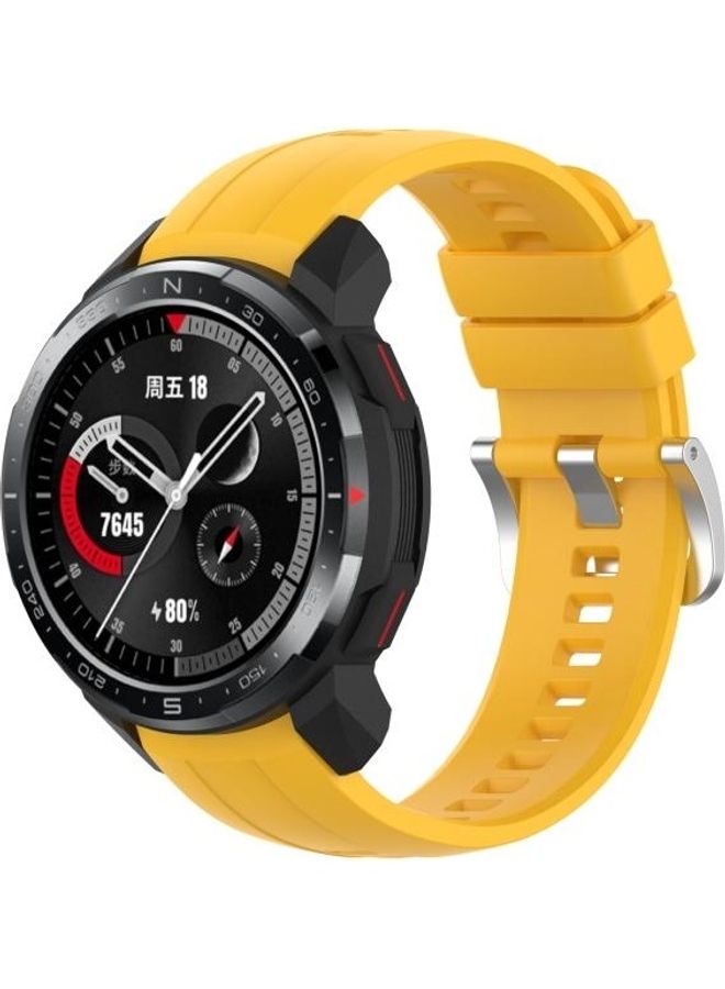 BGM Replacement Band For Honor Watch GS Pro Yellow - Image 4