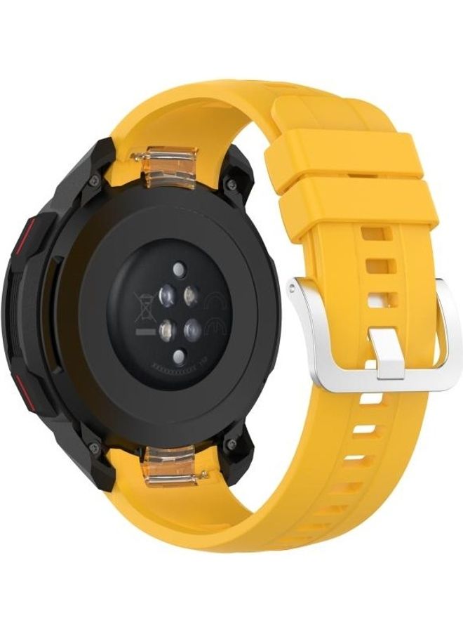 BGM Replacement Band For Honor Watch GS Pro Yellow - Image 5
