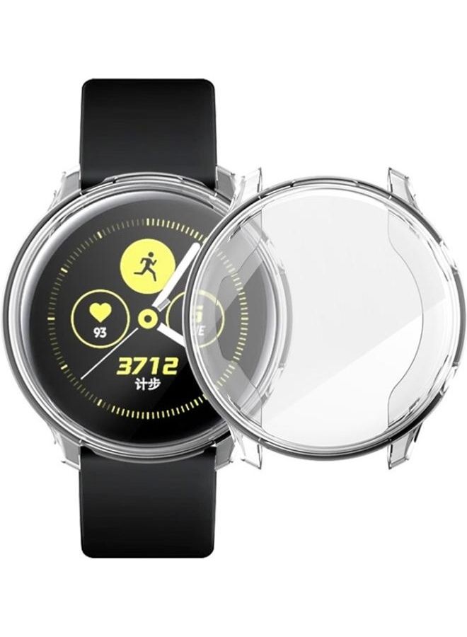 بي جي إم غطاء حماية واق من البولي يوريثان الحراري لساعة سامسونج أكتيف. شفاف - Image 1