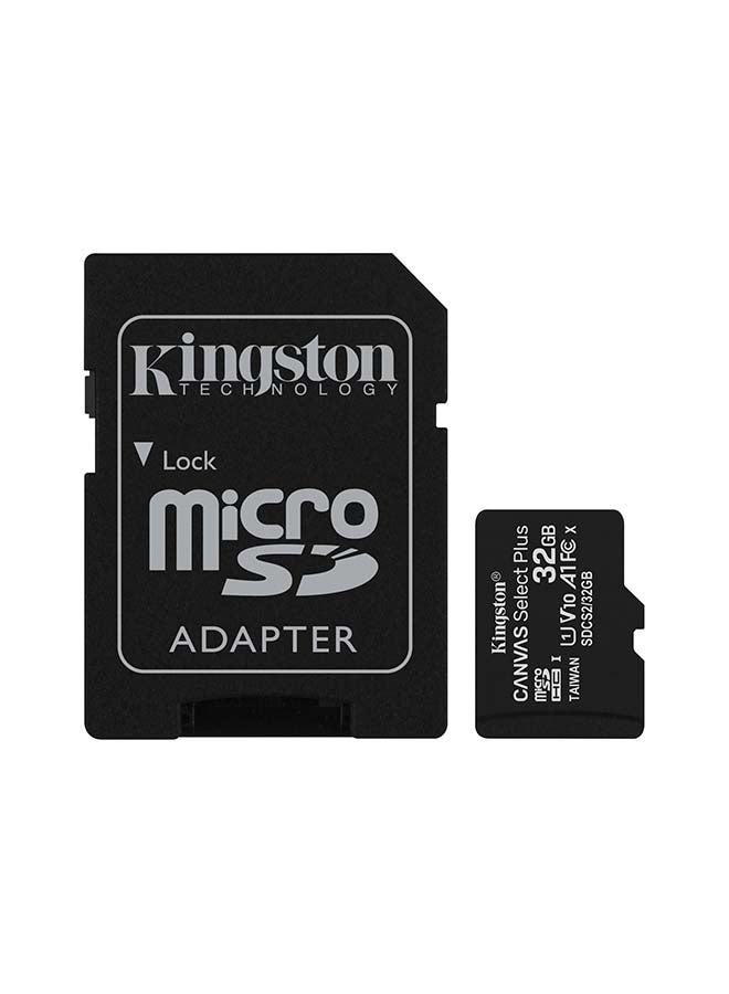 Kingston 32GB micSDHC Canvas Select Plus 100R A1 C10 Two Pack +  Single ADP 32 GB  - Image 1