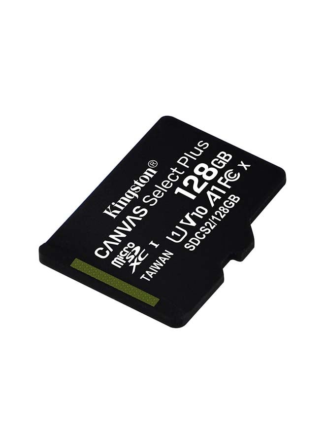 Kingston - micSDXC Canvas Select Plus 100R A1 C10 Single Pack w/o ADP 128 GB - Image 1