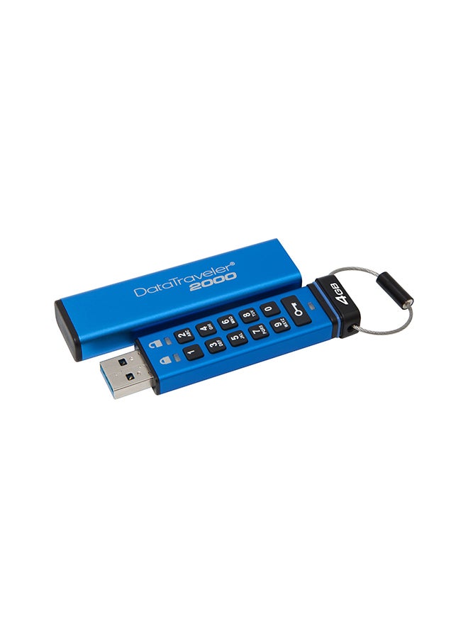 Kingston - 4GB Keypad USB 3.0 DT2000, 256bit AES Hardware Encrypted 4 GB - Image 1