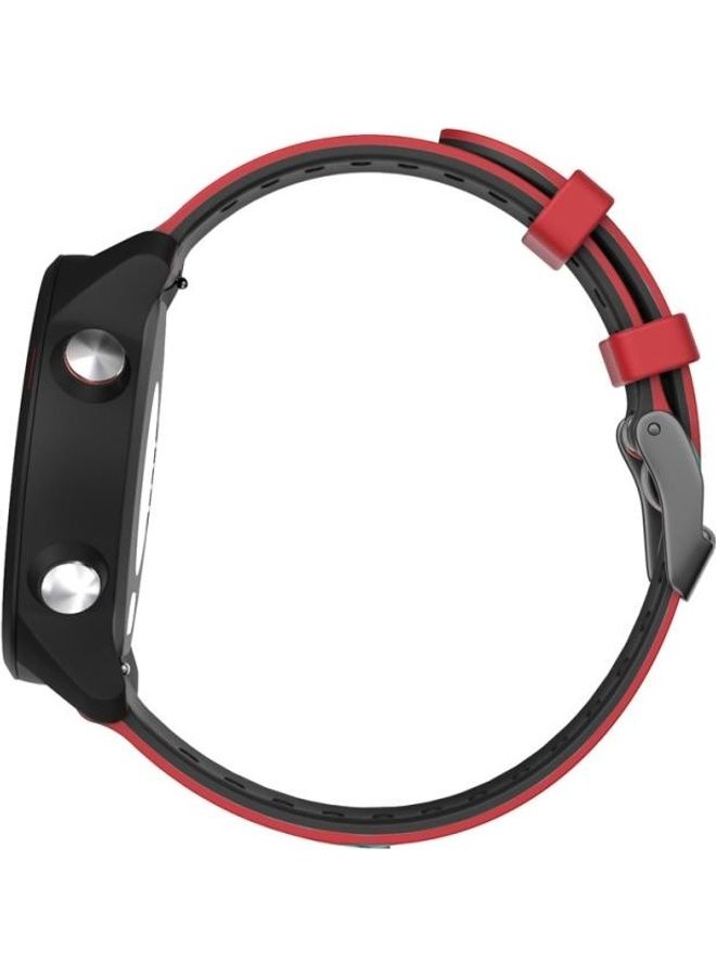 BGM Replacement Silicone Strap For Garmin Vivoactive 3/Venu Red/Black - Image 4