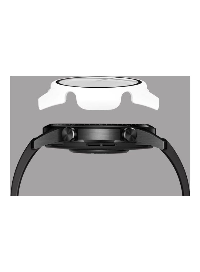 BGM Replacement PC Shell For Huawei Watch GT2 46mm White/Clear - Image 2