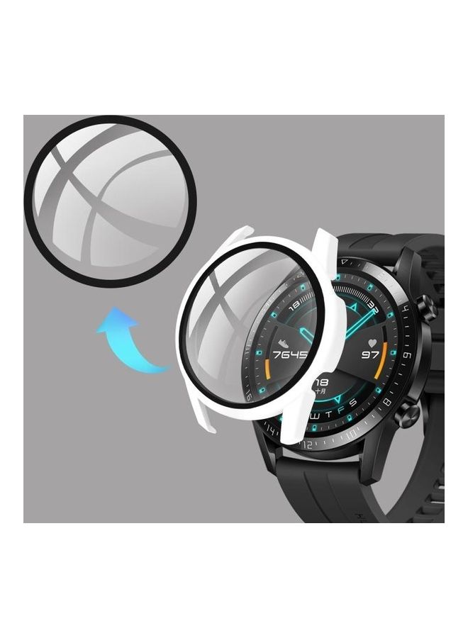 BGM Replacement PC Shell For Huawei Watch GT2 46mm White/Clear - Image 3