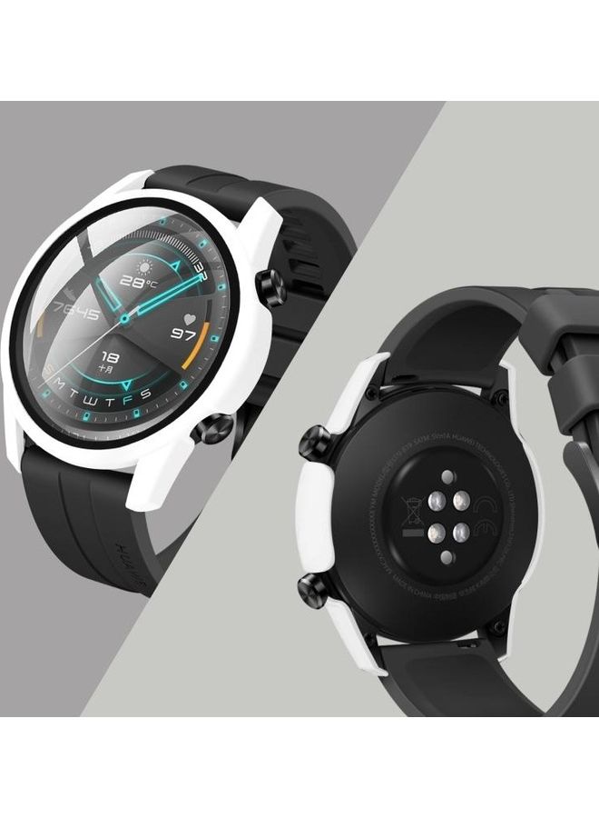 BGM Replacement PC Shell For Huawei Watch GT2 46mm White/Clear - Image 4