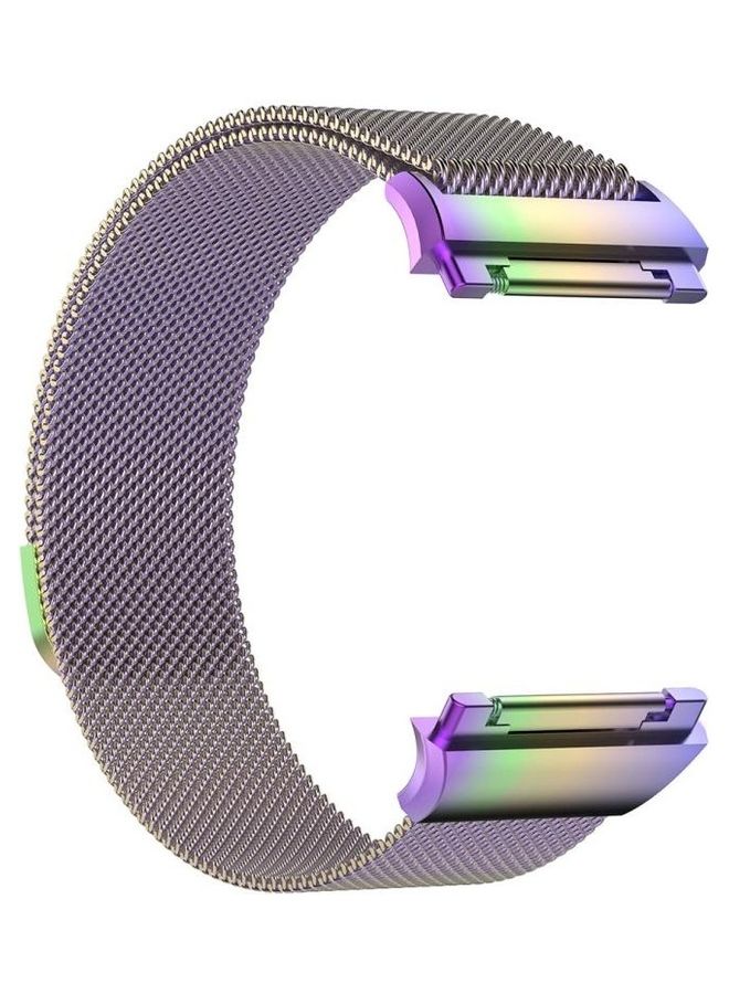 BGM - Milanese Watch Strap For Fitbit Ionic Purple - Image 1