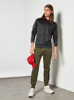 JACK & JONES Tape Sleeve Hoodie Black  - Image 3