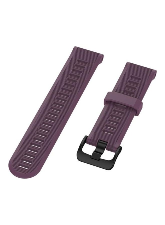 BGM Silicone Strap Watchband For Garmin Forerunner 945 Purple - Image 4