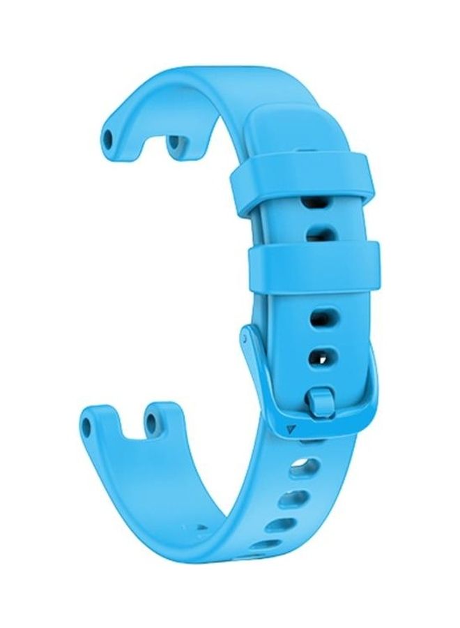 BGM Silicone Replacement Strap Watchband For Garmin Lily Sky Blue - Image 1