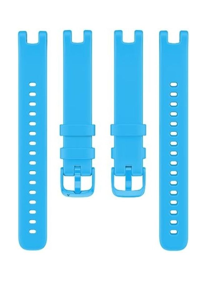 BGM Silicone Replacement Strap Watchband For Garmin Lily Sky Blue - Image 2