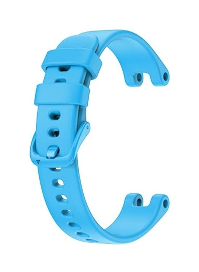 BGM Silicone Replacement Strap Watchband For Garmin Lily Sky Blue - Image 3