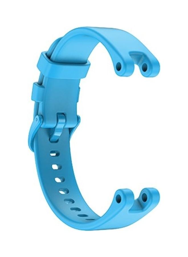 BGM Silicone Replacement Strap Watchband For Garmin Lily Sky Blue - Image 4
