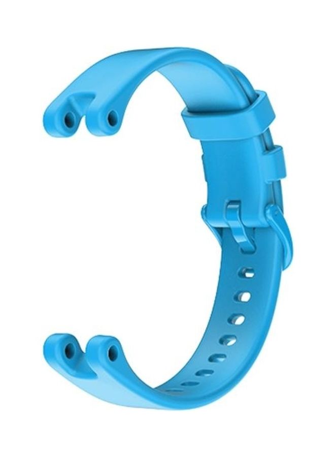 BGM Silicone Replacement Strap Watchband For Garmin Lily Sky Blue - Image 5