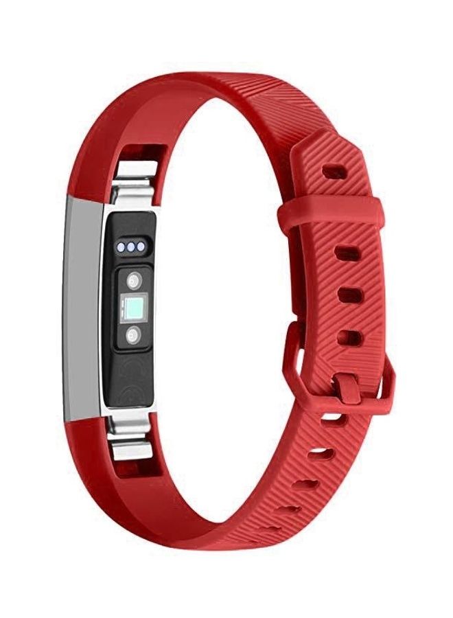 BGM Silicone Replacement Band For Fitbit Alta HR Red - Image 1