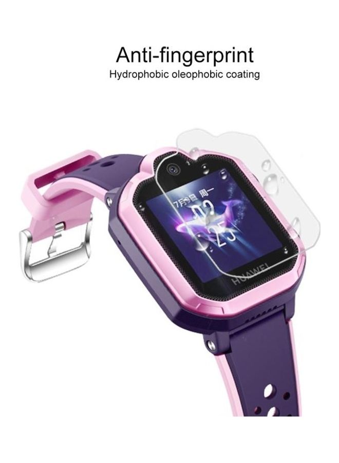 BGM 50-Piece Tempered Glass Film For Huawei Children Watch 3 Pro 0.26mm 2.5D Clear - Image 3