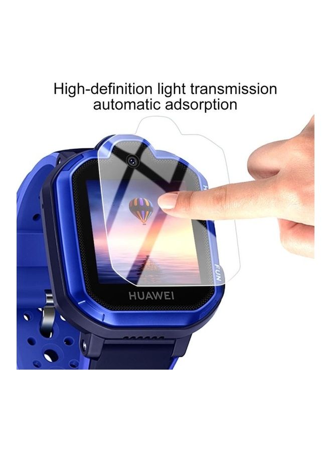 BGM 50-Piece Tempered Glass Film For Huawei Children Watch 3 Pro 0.26mm 2.5D Clear - Image 4