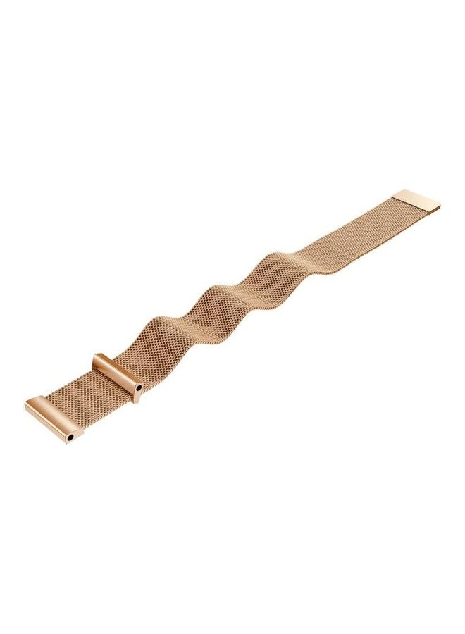 BGM Replacement Milanese Strap For Garmin Fenix 6X 26mm Rose Gold - Image 2