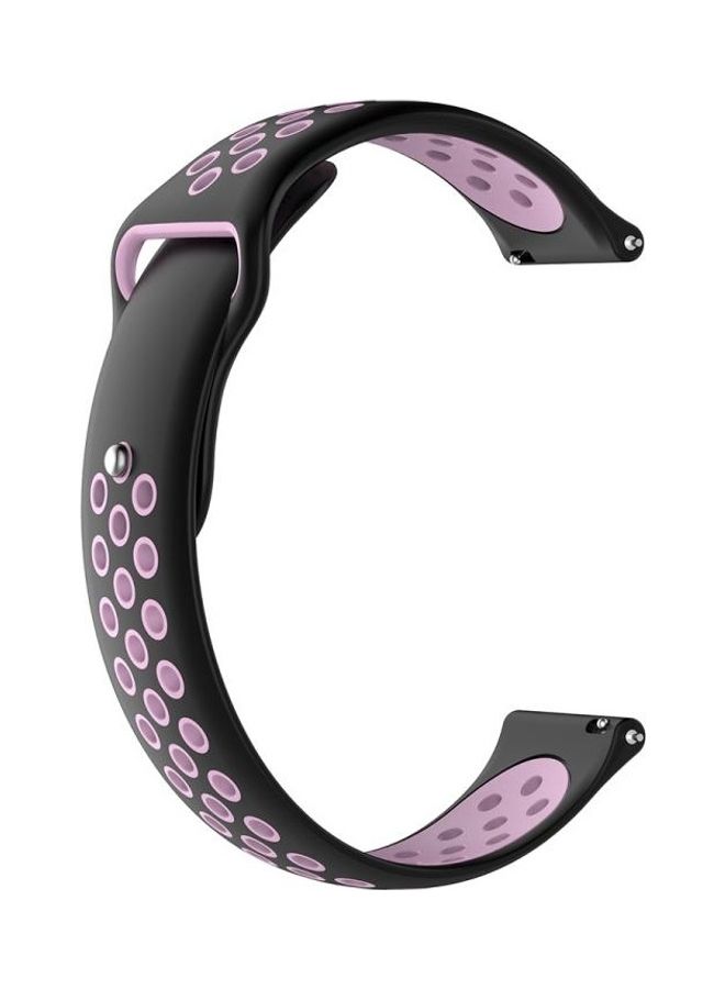 BGM Replacement Strap For Garmin Fenix Chronos Black/Pink