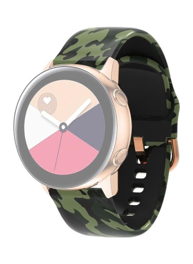 BGM Replacement Strap For Samsung Galaxy Watch 42mm Army Green Camouflage - Image 1