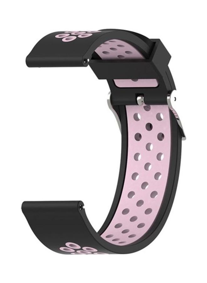 BGM Two-tone Strap For Garmin Forerunner 245 Black