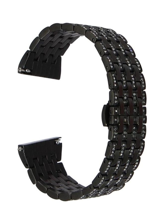 بي جي إم سوار مصنوع من سبيكة الألومنيوم بمقاس 22 مم لساعة هواوي GT2E GT2 بمقاس 46 مم أسود - Image 1