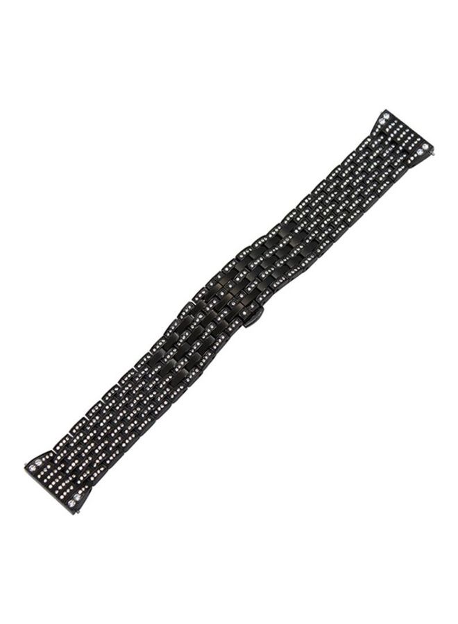 بي جي إم سوار مصنوع من سبيكة الألومنيوم بمقاس 22 مم لساعة هواوي GT2E GT2 بمقاس 46 مم أسود - Image 4