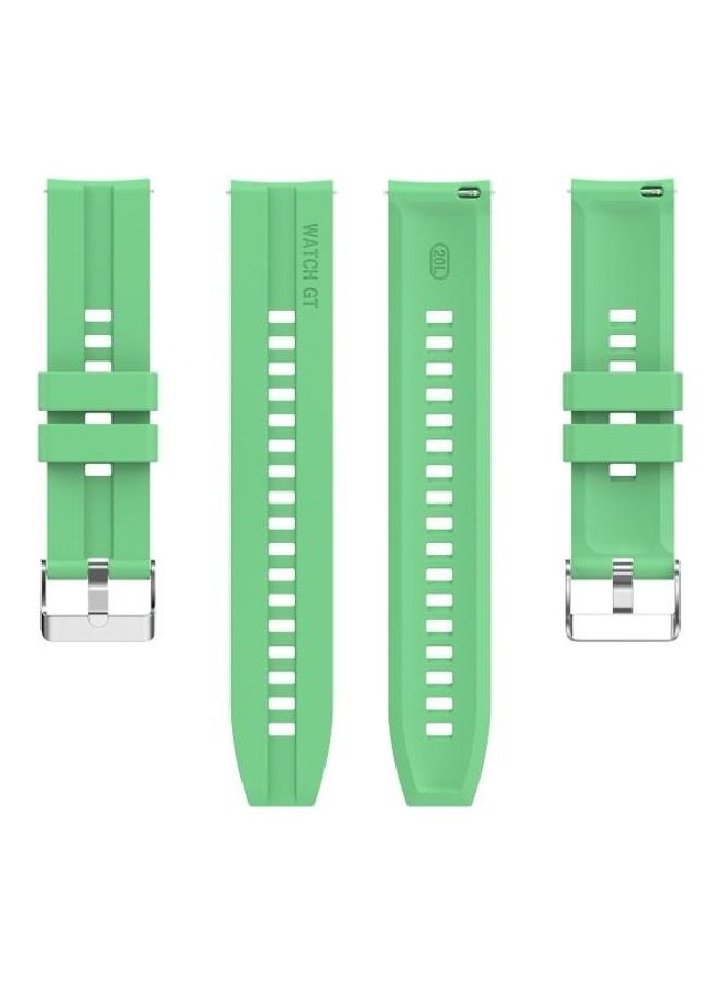 BGM Silicone Replacement Strap Watchband For Huawei Watch 3 / 3 Pro Green - Image 2