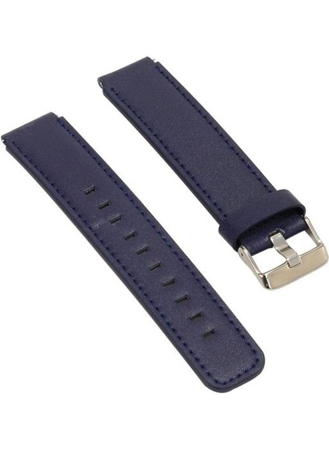 BGM Leather Strap For Huawei B5 Blue - Image 1