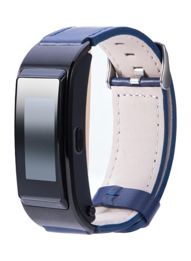 BGM Leather Strap For Huawei B5 Blue - Image 2