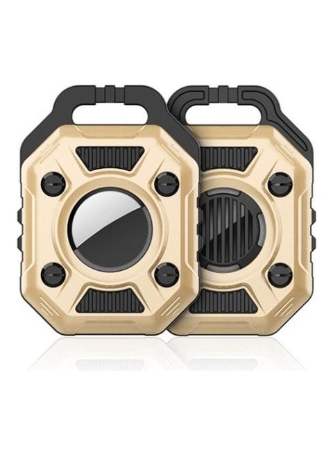 King Kong Series TPU Protective Cover Case For Apple AirTag Gold