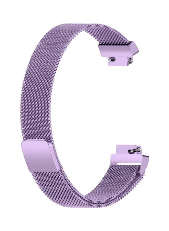 BGM - Milanese Replacement Strap Band For Fitbit Inspire 2 Light Purple - Image 1