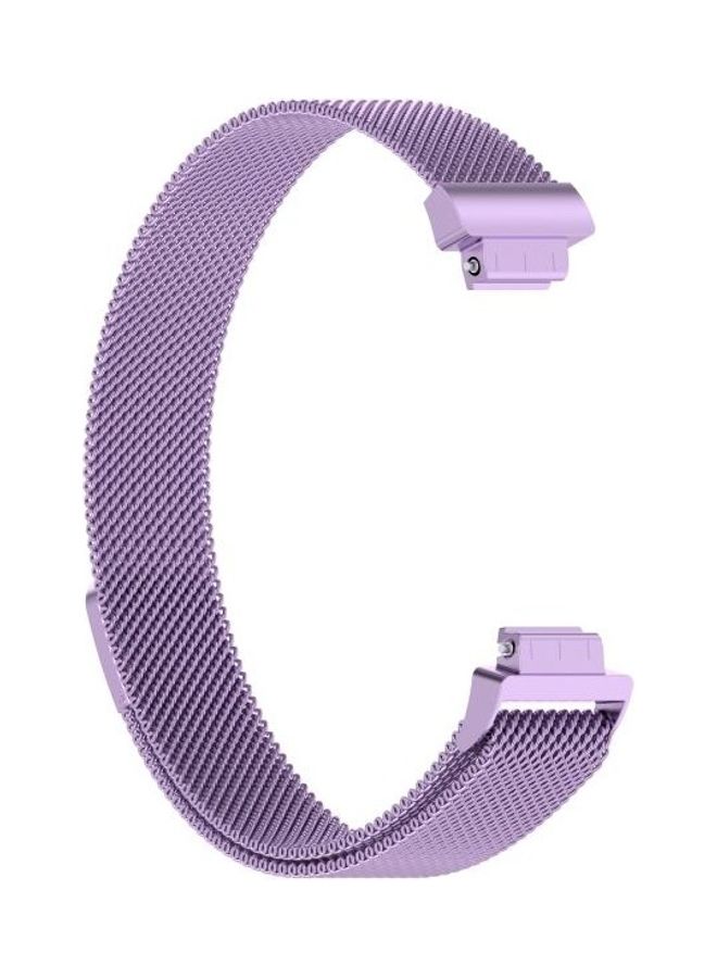 BGM - Milanese Replacement Strap Band For Fitbit Inspire 2 Light Purple - Image 1