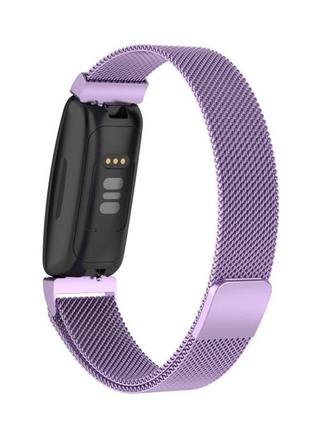 BGM - Milanese Replacement Strap Band For Fitbit Inspire 2 Light Purple - Image 1
