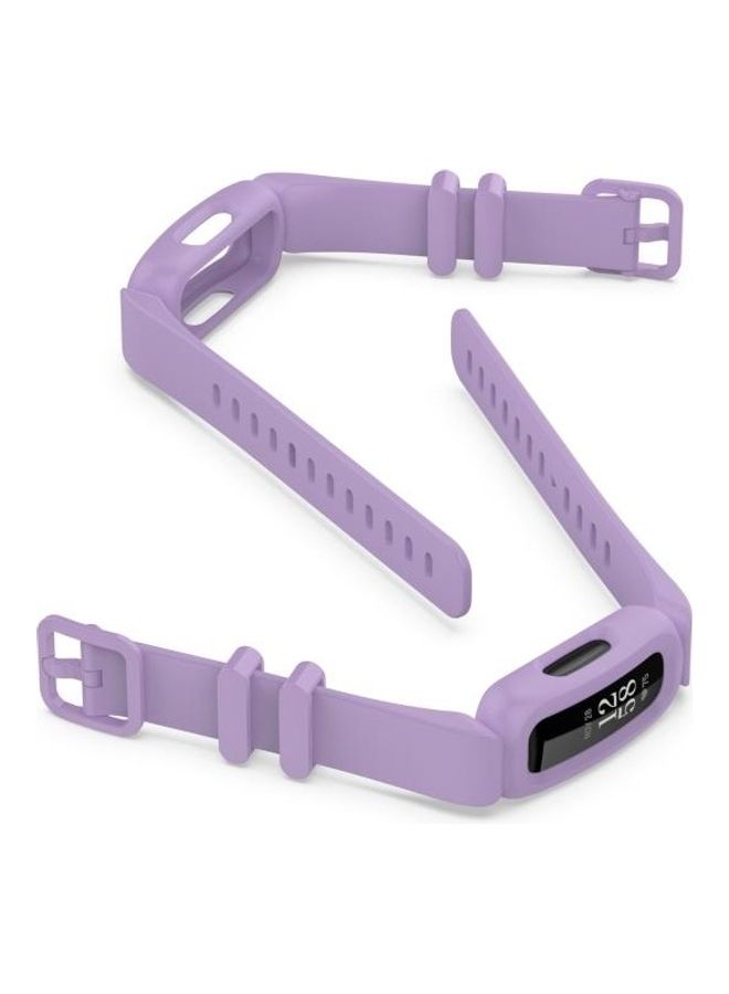 BGM Silicone Replacement Strap Band For Fitbit Inspire 2 Light Purple - Image 4