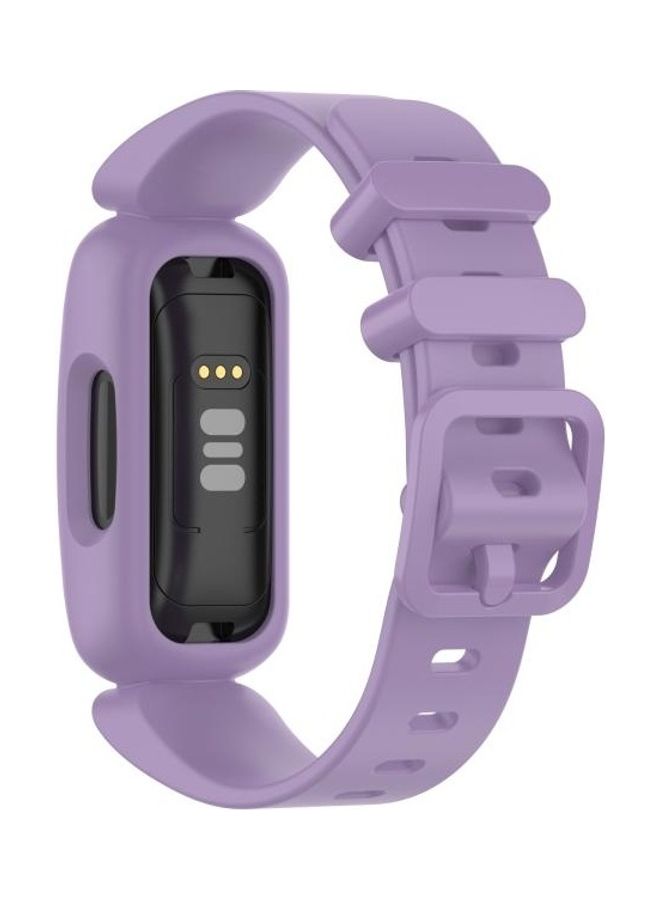 BGM Silicone Replacement Strap Band For Fitbit Inspire 2 Light Purple - Image 2