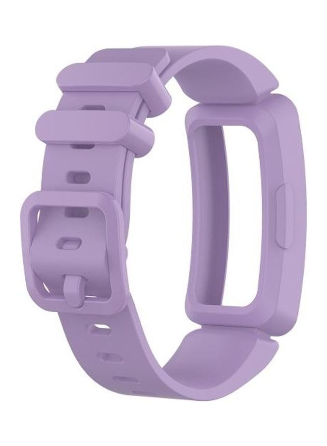 BGM Smart Watch Silicon Wrist Strap For Fitbit Inspire HR Light Purple - Image 1