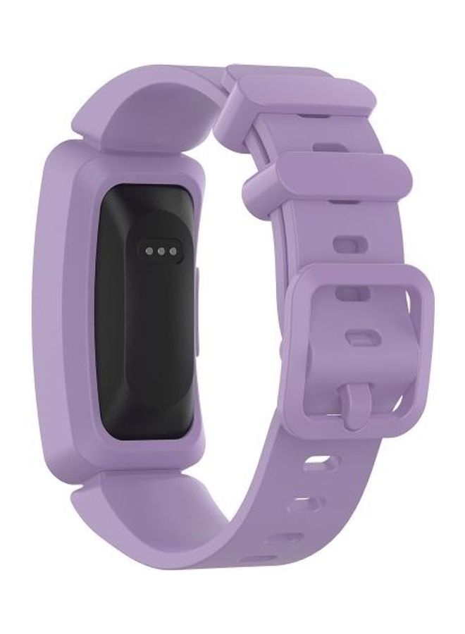 BGM Smart Watch Silicon Wrist Strap For Fitbit Inspire HR Light Purple - Image 3