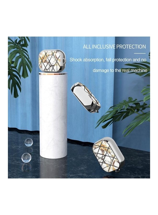 BGM Electroplated Printed TPU Earphone Protective Case with Lanyard For AirPods Pro Multicolour  - Image 5