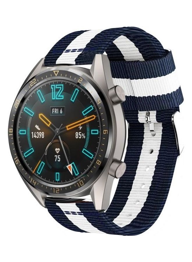 BGM Nylon Single Ring Strap 22mm For Huawei Watch GT2e GT2 46mm Multicolour - Image 1