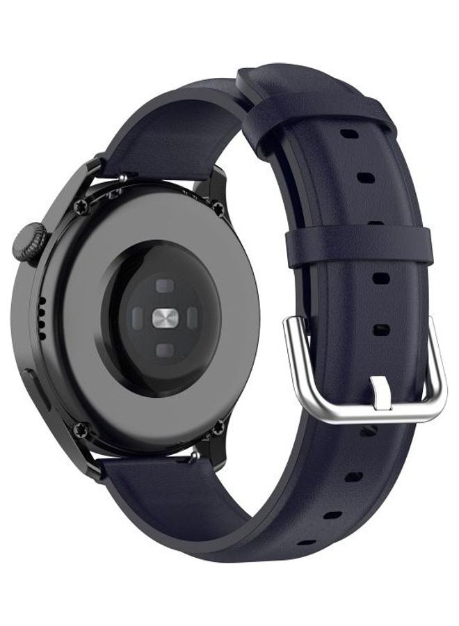 BGM Round Tail Leather Replacement Strap Watchband For Huawei Watch 3 / 3 Pro 22mm Multicolour  - Image 5