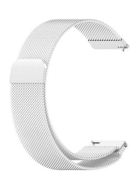 For Huawei Watch 3 And 3 Pro 22mm Milanese Loop Replacement Strap Watchband Silver