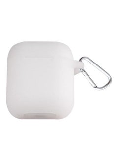 Thicken Cover Anti-drop Buckle Bluetooth Earphone Silicone Case for Apple AirPods Clear