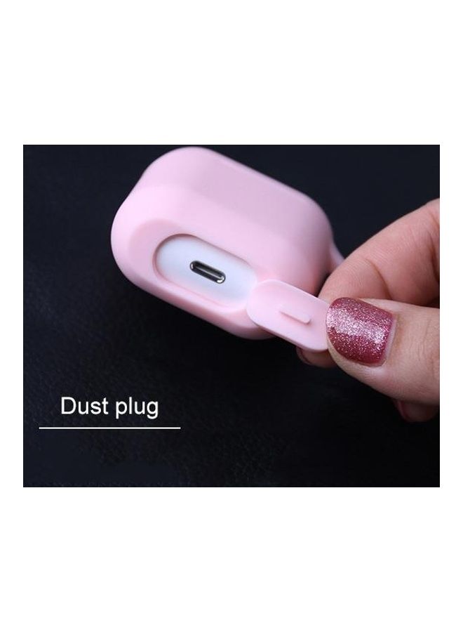 BGM - Thicken Cover Anti-drop Buckle Bluetooth Earphone Silicone Case for Apple AirPods Clear - Image 1