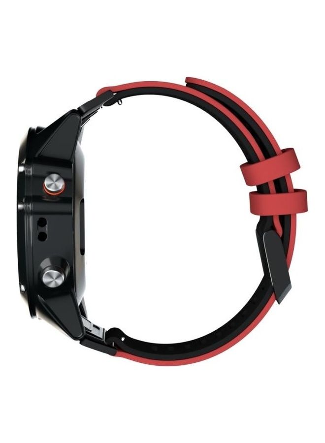 BGM Two-Colour Silicone Quick Release Replacement Strap Watchband For Garmin Fenix 6X Red/Black - Image 4