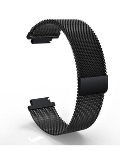Milanese Replacement Wrist Strap Watchband For Garmin Vivoactive HR / Approach S2 / S4 Black