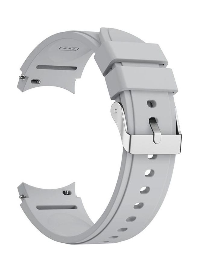 BGM Silicone Replacement Strap Watchband For Samsung Galaxy Watch4 40mm Grey - Image 1