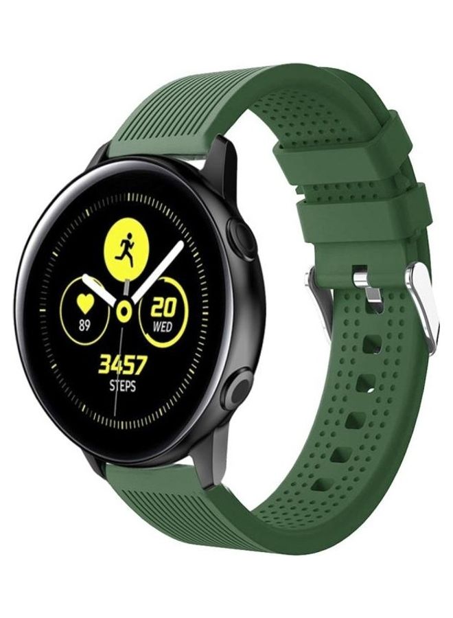 BGM Silicone Replacement Band For Garmin Vivoactive 3 Army Green - Image 1