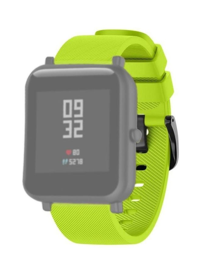 BGM Samsung Galaxy Watch Active 2 / Gear Sport Silicone Strap 20mm For Huami Amazfit GTS Green - Image 1