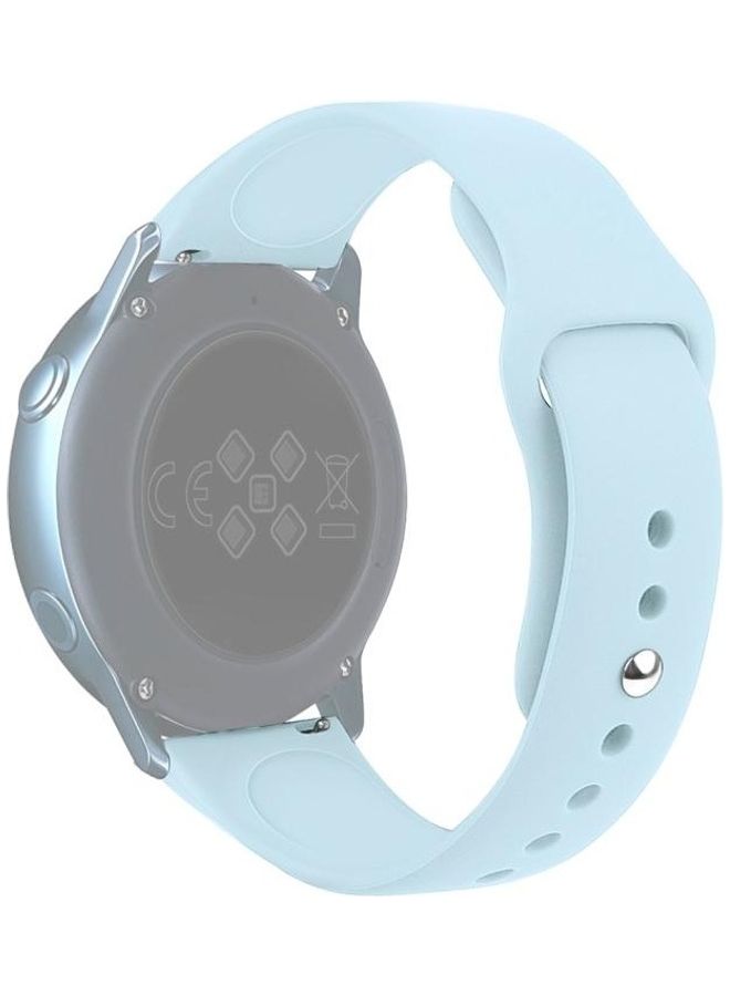 BGM Active2 Bluetooth Version Silicone Replacment Watchband For Samsung Galaxy Watch 44mm Blue - Image 3